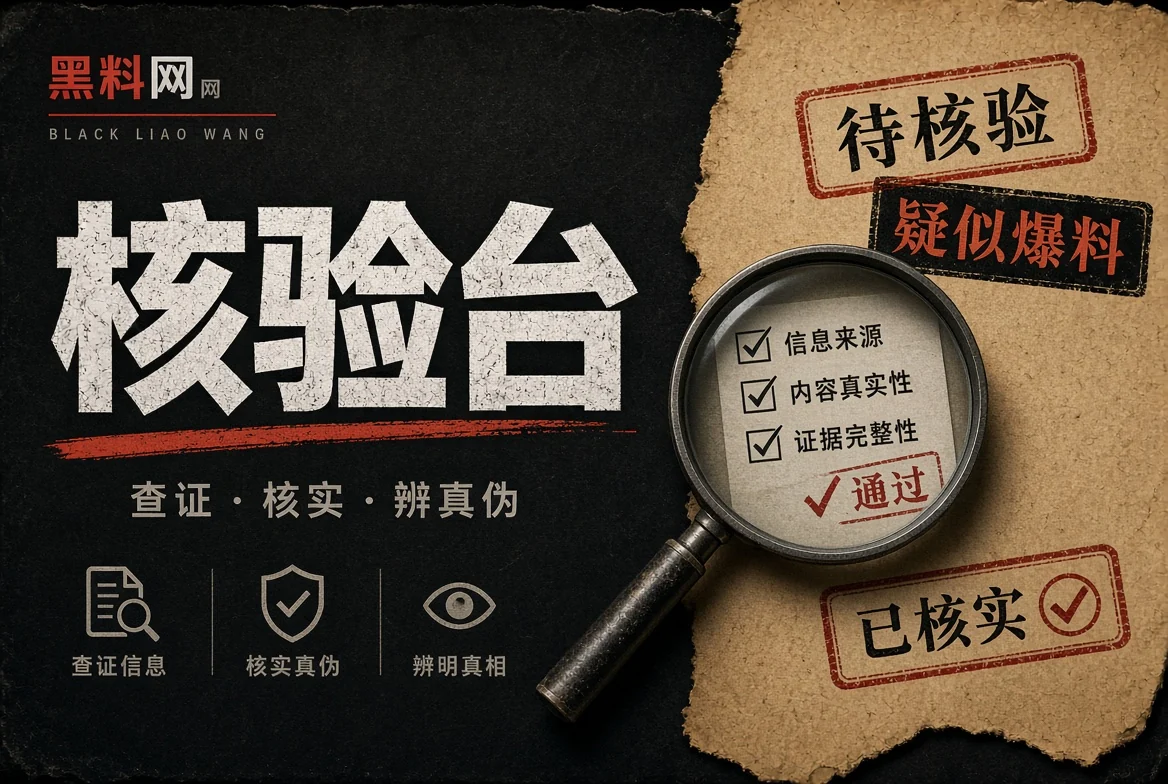 对证台核验资料